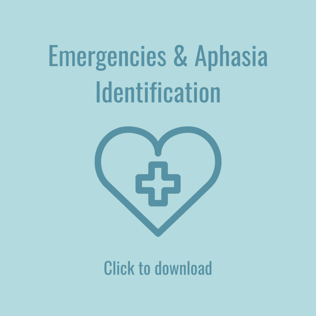 Emergency Aphasia Identification