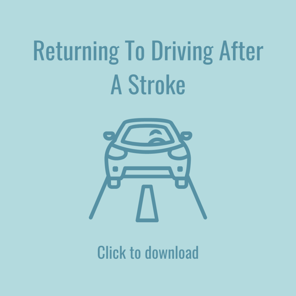 Returning To Driving After A Stroke