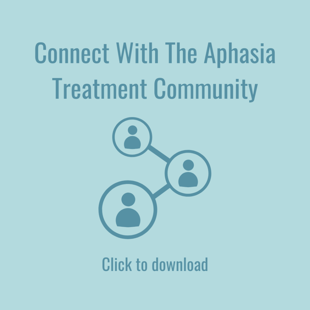 Connect With The Aphasia Community