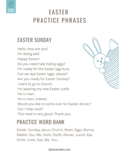 Easter Functional Phrases