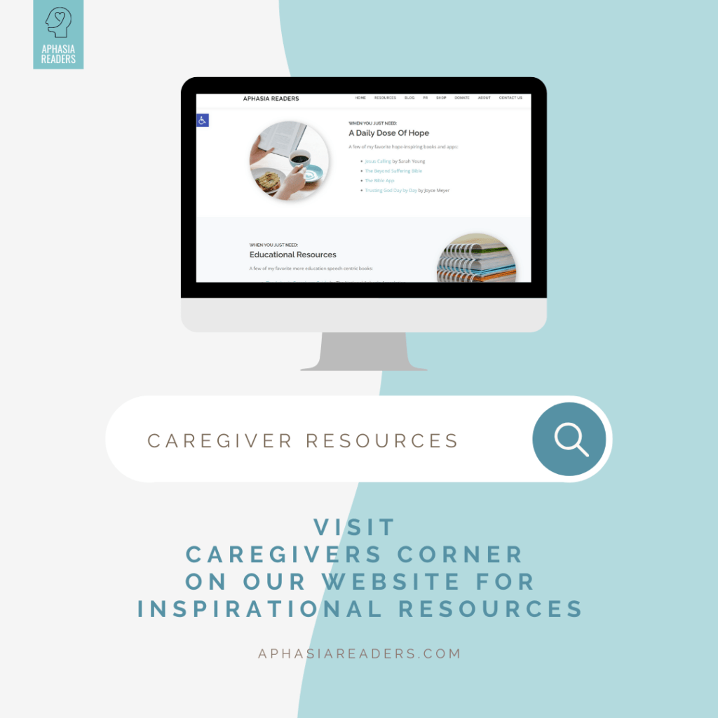 Aphasia Readers Caregiver's Corner