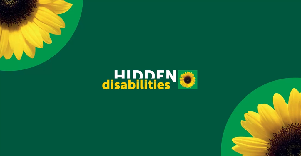 Hidden Disabilities Sunflower Lanyard