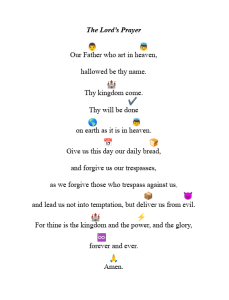 Lords Prayer